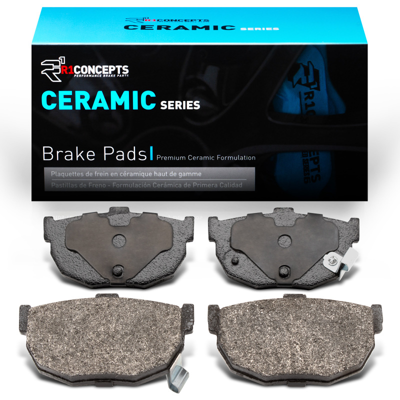 Hyundai Tiburon Brake Pads - Rear - R1 Concepts - R1 Ceramic - `84-`10